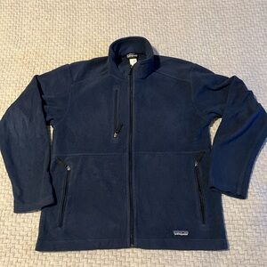 Vintage Patagonia Synchilla Full Zip Blue Fleece Jacket Size S